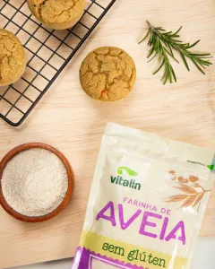 Farinha de Aveia Vitalin 200g S/Glúten