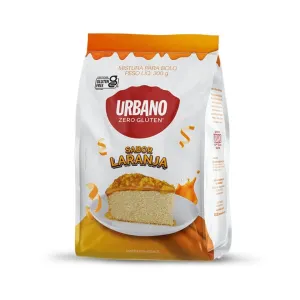 Mistura para Bolo Urbano Sabor Laranja Zero Glúten 300g