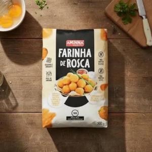 Farinha de Rosca Aminna 300g  ZERO GLÚTEN