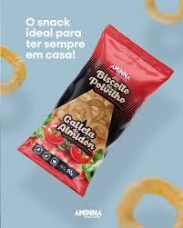 Biscoito de Polvilho Tomate e Manjericão Aminna 90g