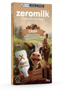 Chocolate Zero Milk C/Crisp 70g 40% Cacau